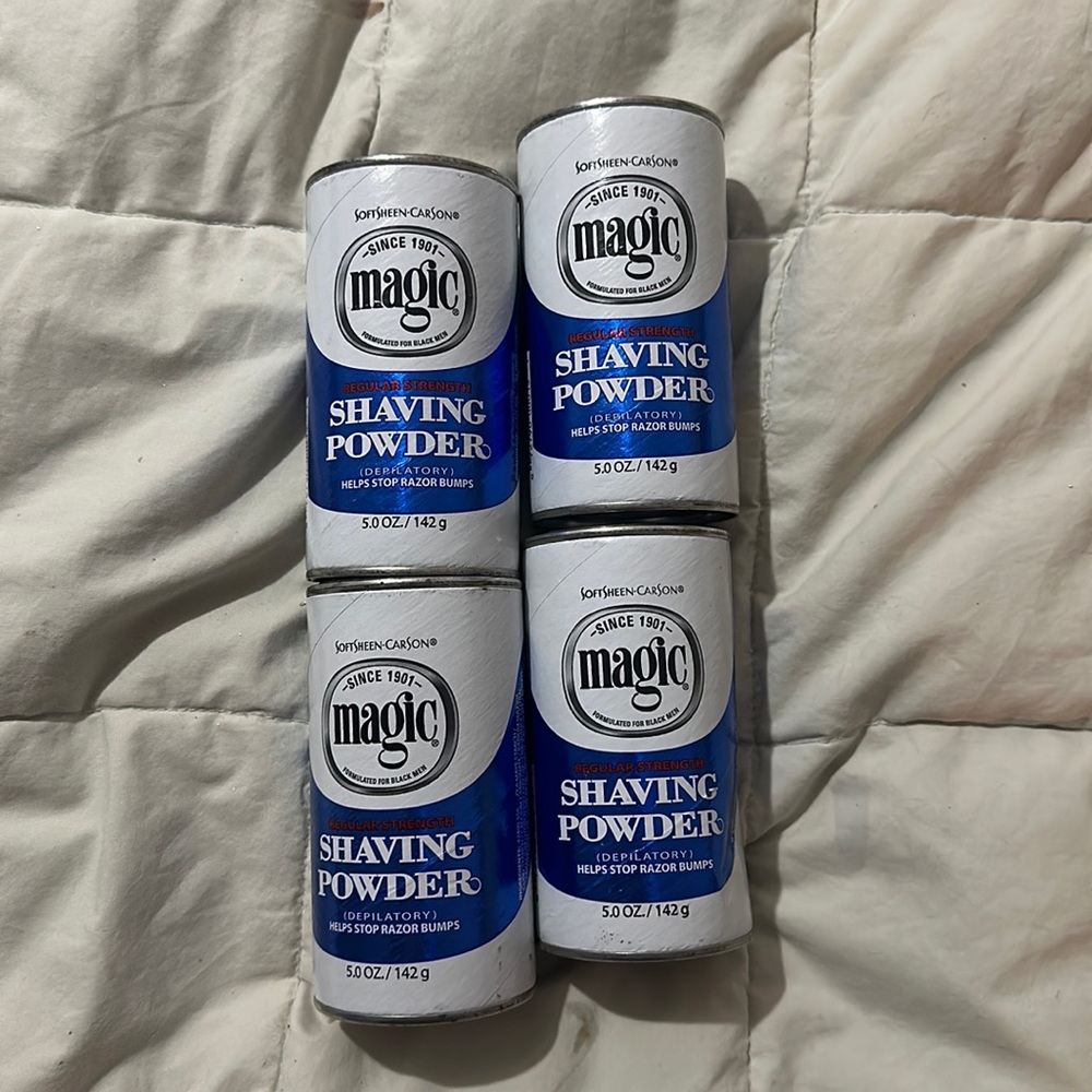 Lot 4 Magic Shaving Powder